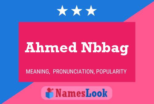 Pôster do nome Ahmed Nbbag