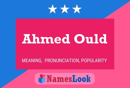 Pôster do nome Ahmed Ould