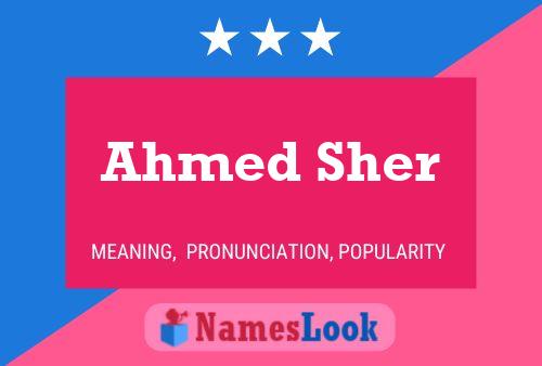 Pôster do nome Ahmed Sher