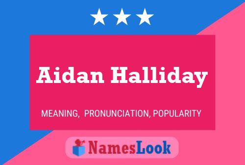 Pôster do nome Aidan Halliday