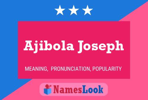 Pôster do nome Ajibola Joseph