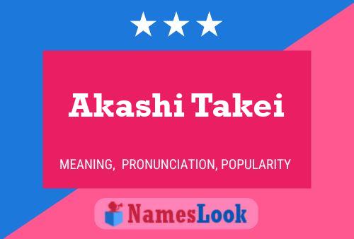 Pôster do nome Akashi Takei