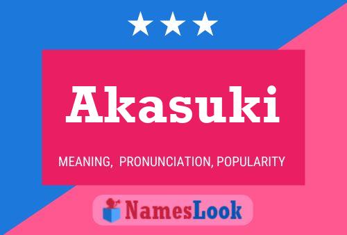 Pôster do nome Akasuki