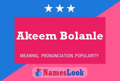 Pôster do nome Akeem Bolanle