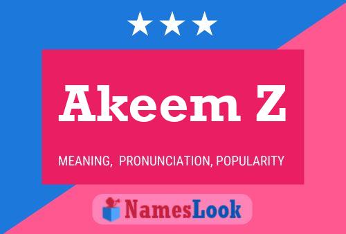 Pôster do nome Akeem Z