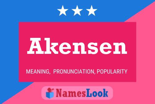 Pôster do nome Akensen