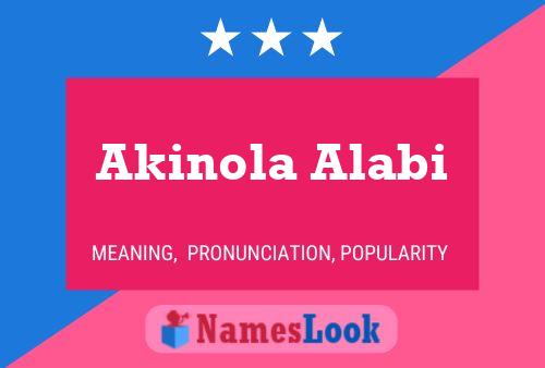 Pôster do nome Akinola Alabi