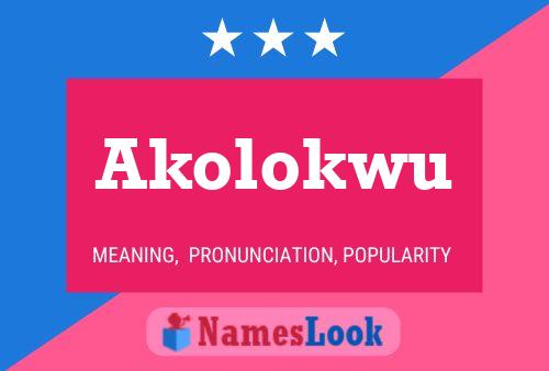 Pôster do nome Akolokwu