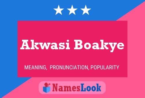 Pôster do nome Akwasi Boakye