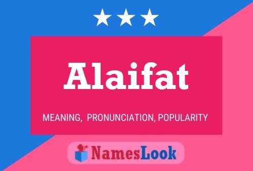 Pôster do nome Alaifat