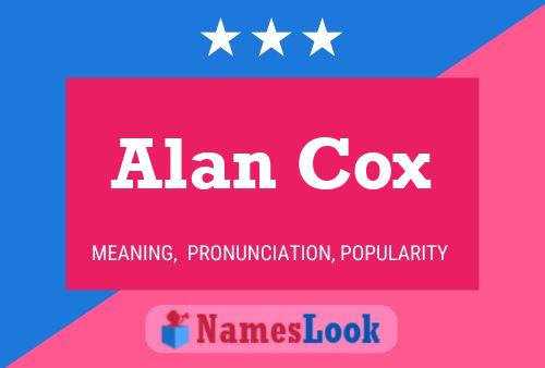 Pôster do nome Alan Cox