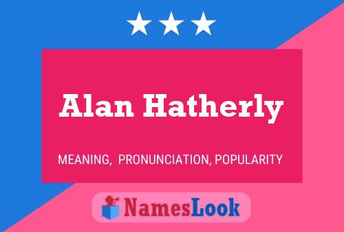 Pôster do nome Alan Hatherly