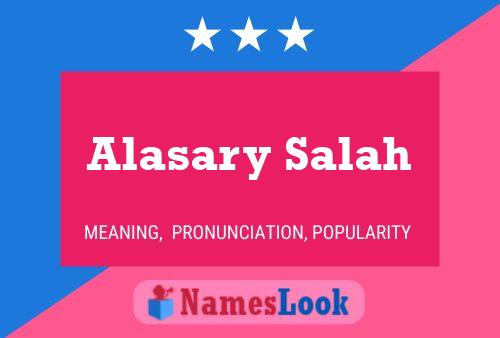 Pôster do nome Alasary Salah