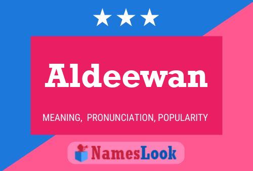 Pôster do nome Aldeewan