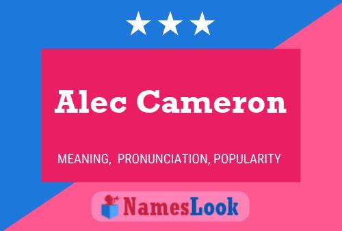 Pôster do nome Alec Cameron