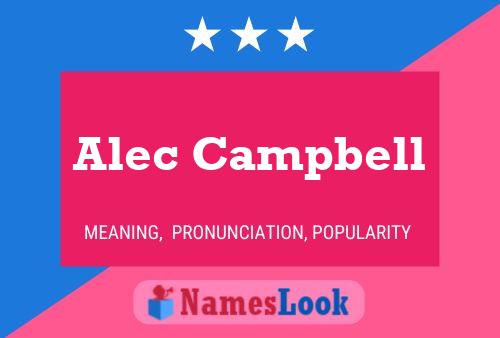 Pôster do nome Alec Campbell