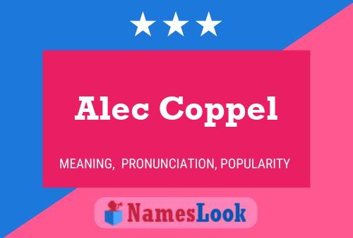 Pôster do nome Alec Coppel