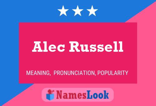 Pôster do nome Alec Russell