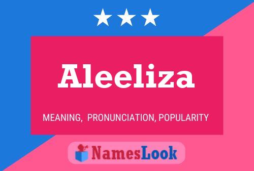 Pôster do nome Aleeliza