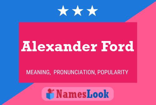 Pôster do nome Alexander Ford