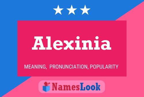 Pôster do nome Alexinia