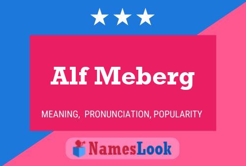 Pôster do nome Alf Meberg