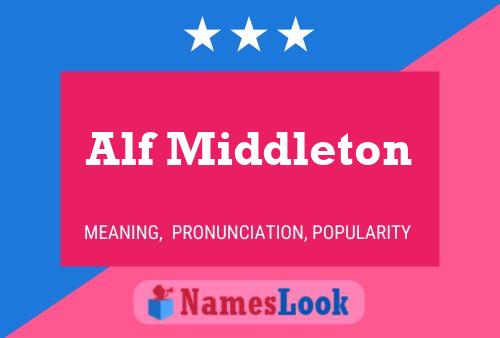 Pôster do nome Alf Middleton