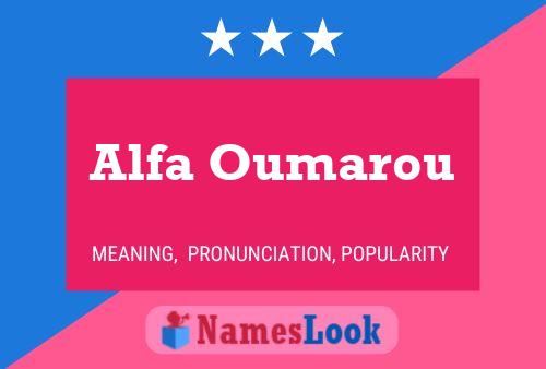 Pôster do nome Alfa Oumarou