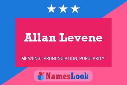 Pôster do nome Allan Levene