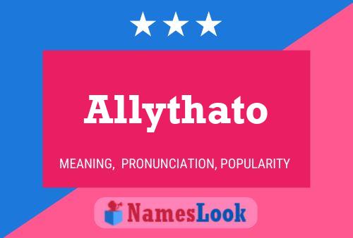 Pôster do nome Allythato