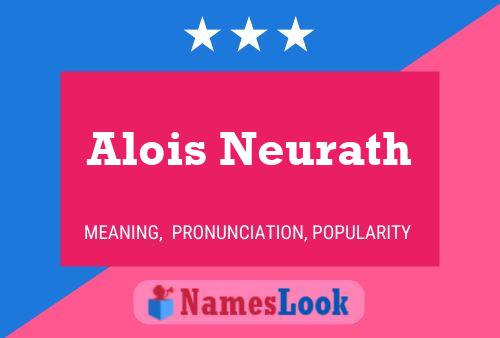 Pôster do nome Alois Neurath