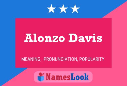 Pôster do nome Alonzo Davis