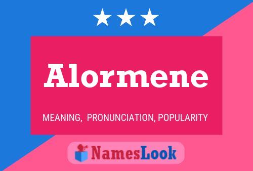 Pôster do nome Alormene