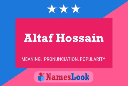 Pôster do nome Altaf Hossain