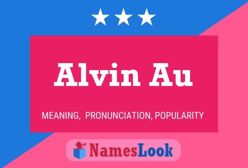 Pôster do nome Alvin Au