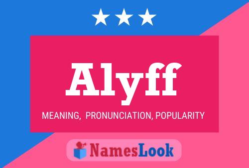 Pôster do nome Alyff