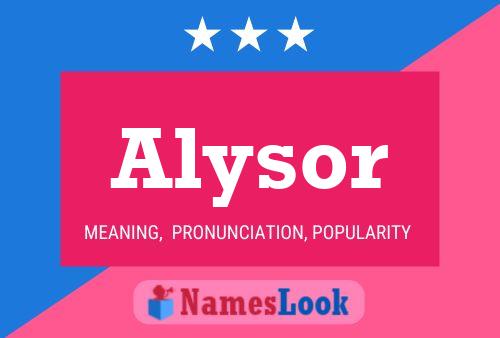 Pôster do nome Alysor