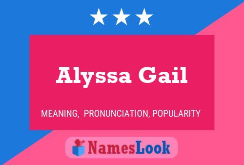 Pôster do nome Alyssa Gail