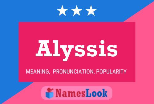 Pôster do nome Alyssis