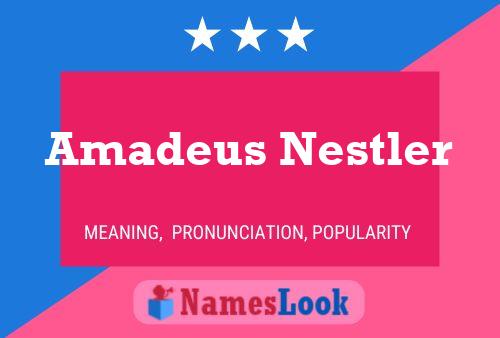 Pôster do nome Amadeus Nestler