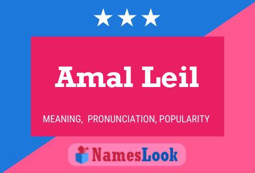 Pôster do nome Amal Leil