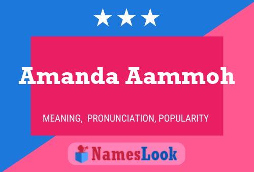 Pôster do nome Amanda Aammoh