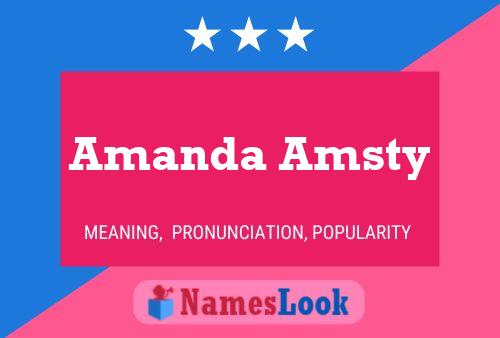 Pôster do nome Amanda Amsty