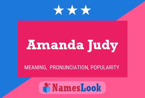 Pôster do nome Amanda Judy