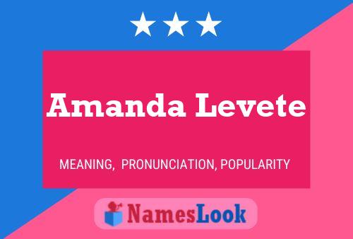 Pôster do nome Amanda Levete