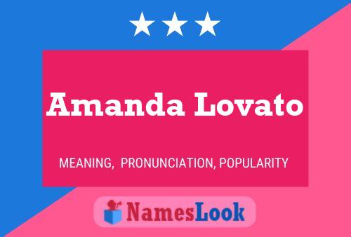 Pôster do nome Amanda Lovato