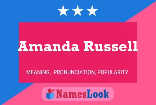 Pôster do nome Amanda Russell