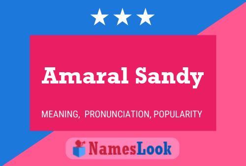 Pôster do nome Amaral Sandy