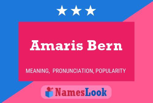 Pôster do nome Amaris Bern