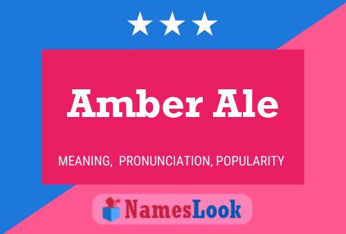 Pôster do nome Amber Ale